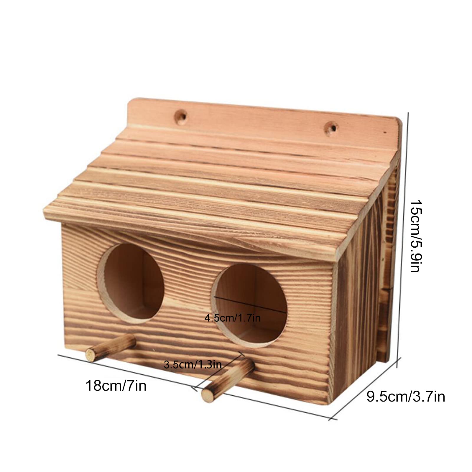 Amazon.co.jp: 木製の鳥の巣 - 写真 木製の鳥の巣ヴィンテージロック
